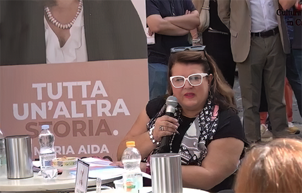 La candidata sindaca Maria Aida Episcopo